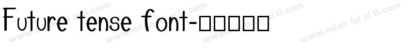Future tense font字体转换